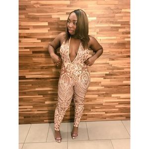 Gold Jumpsuit